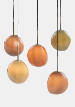 COCOmaison Hanglampen>Abby hanglamp 5*E27 - Multikleur