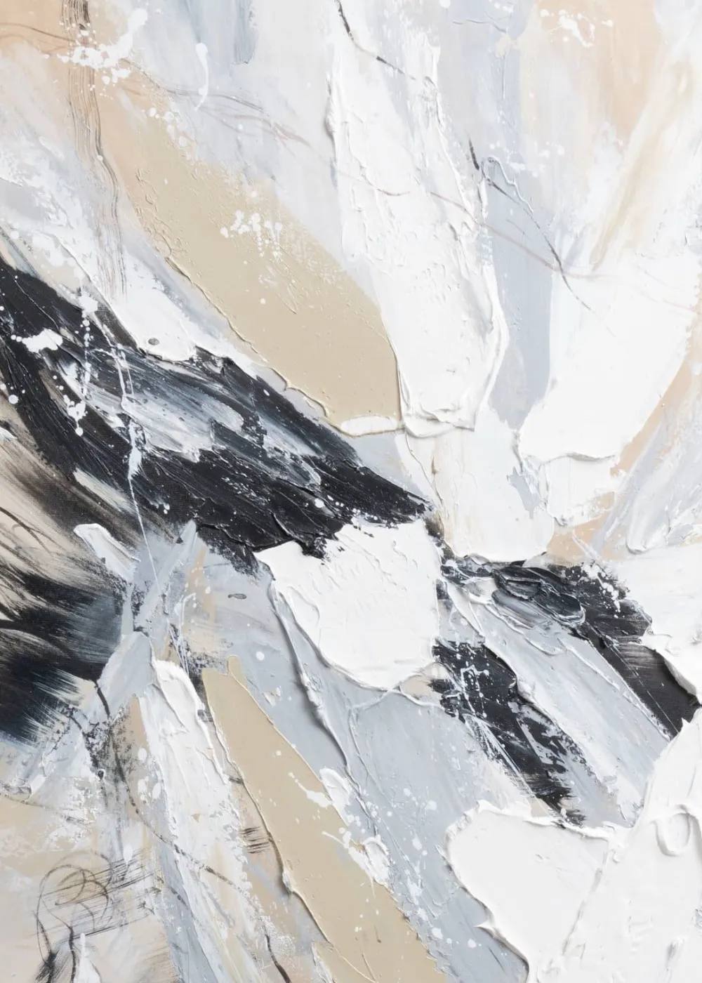 COCOmaison Schilderijen>Abstract Power schilderij 120x180cm - Multikleur