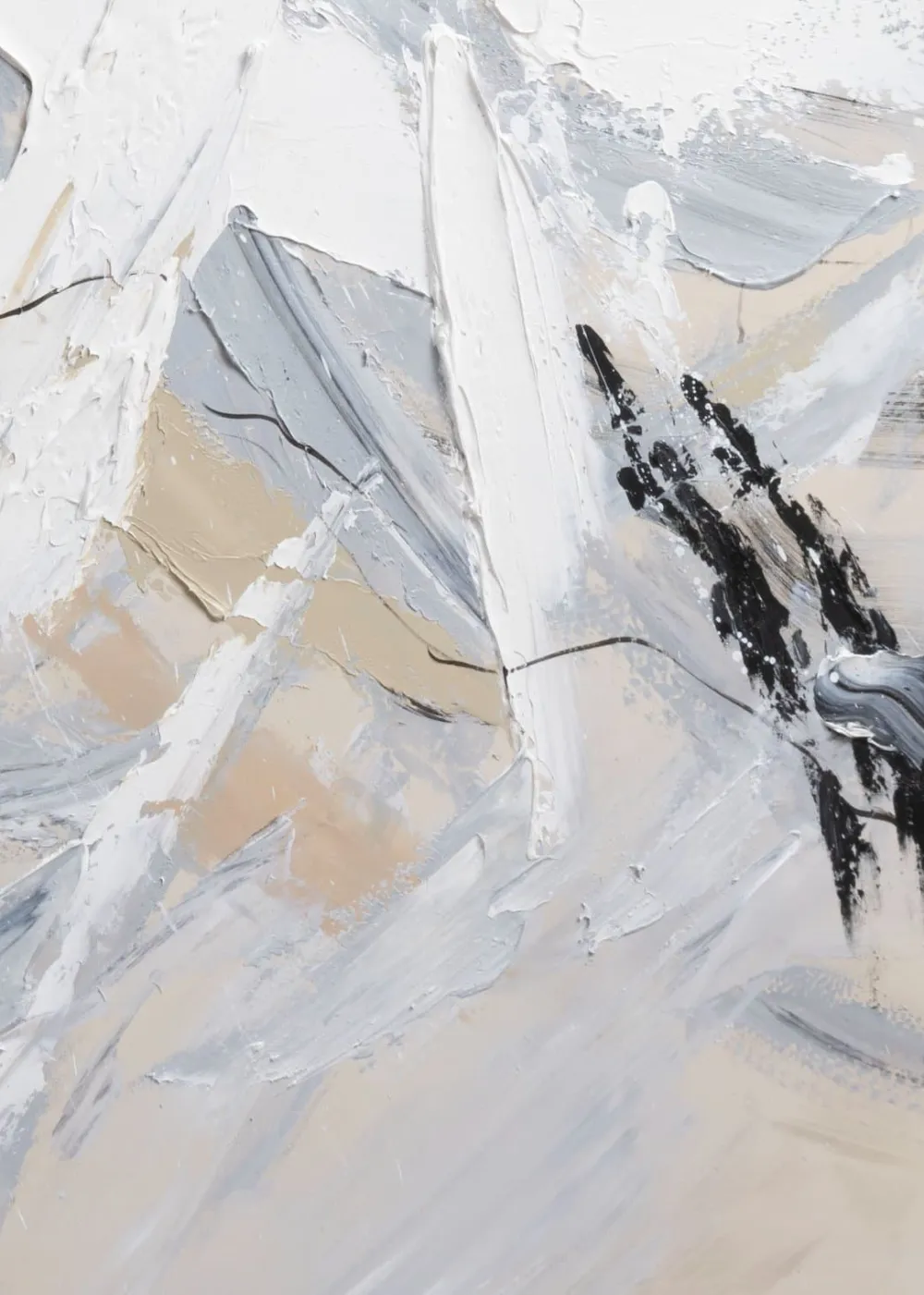 COCOmaison Schilderijen>Abstract Power schilderij 120x180cm - Multikleur