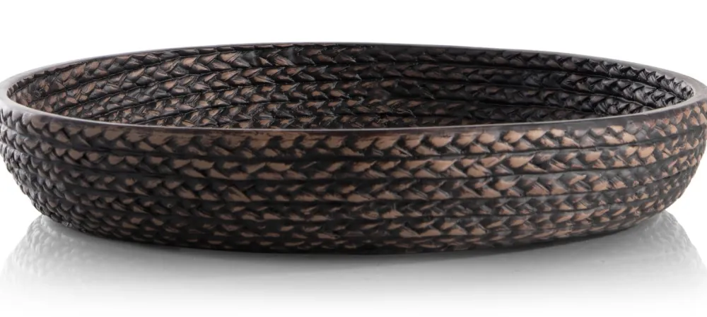 COCOmaison Tafelaccessoires>Adam schaal D38,5cm - Zwart