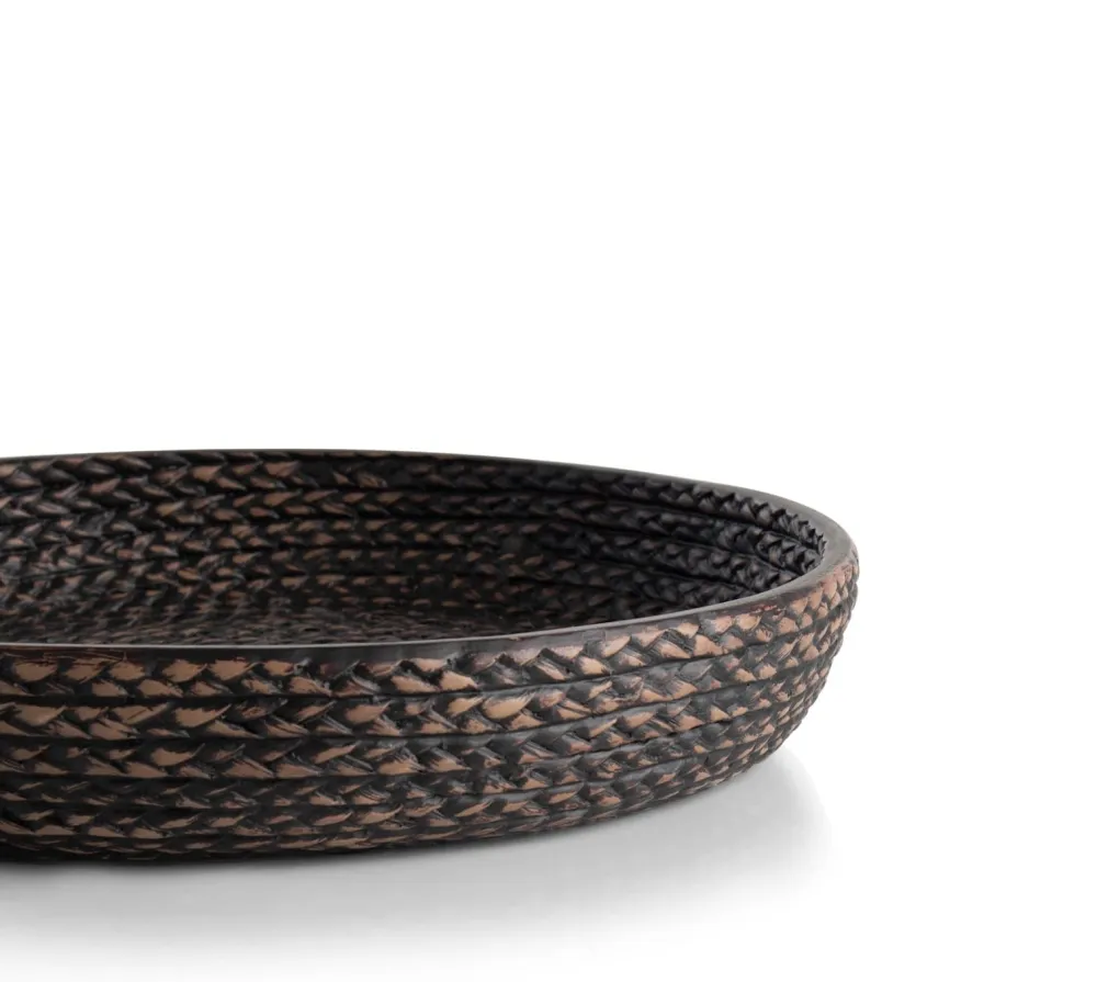 COCOmaison Tafelaccessoires>Adam schaal D38,5cm - Zwart