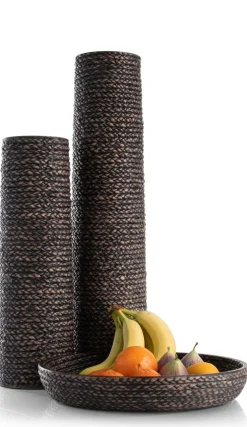COCOmaison Vazen>Adam vaas H68,5cm - Zwart
