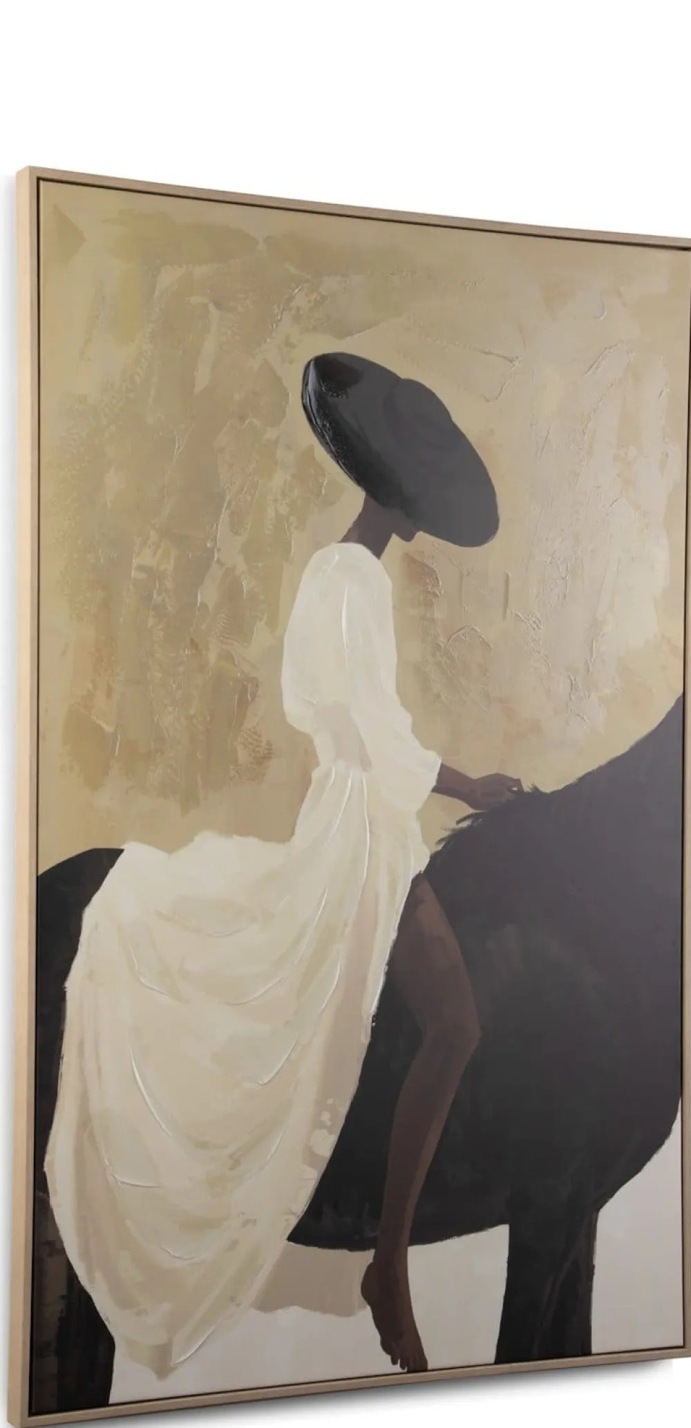 COCOmaison Schilderijen>Amazone schilderij 90x140cm - Multikleur