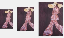 COCOmaison Schilderijen>Ambra wand doek - 70x100cm