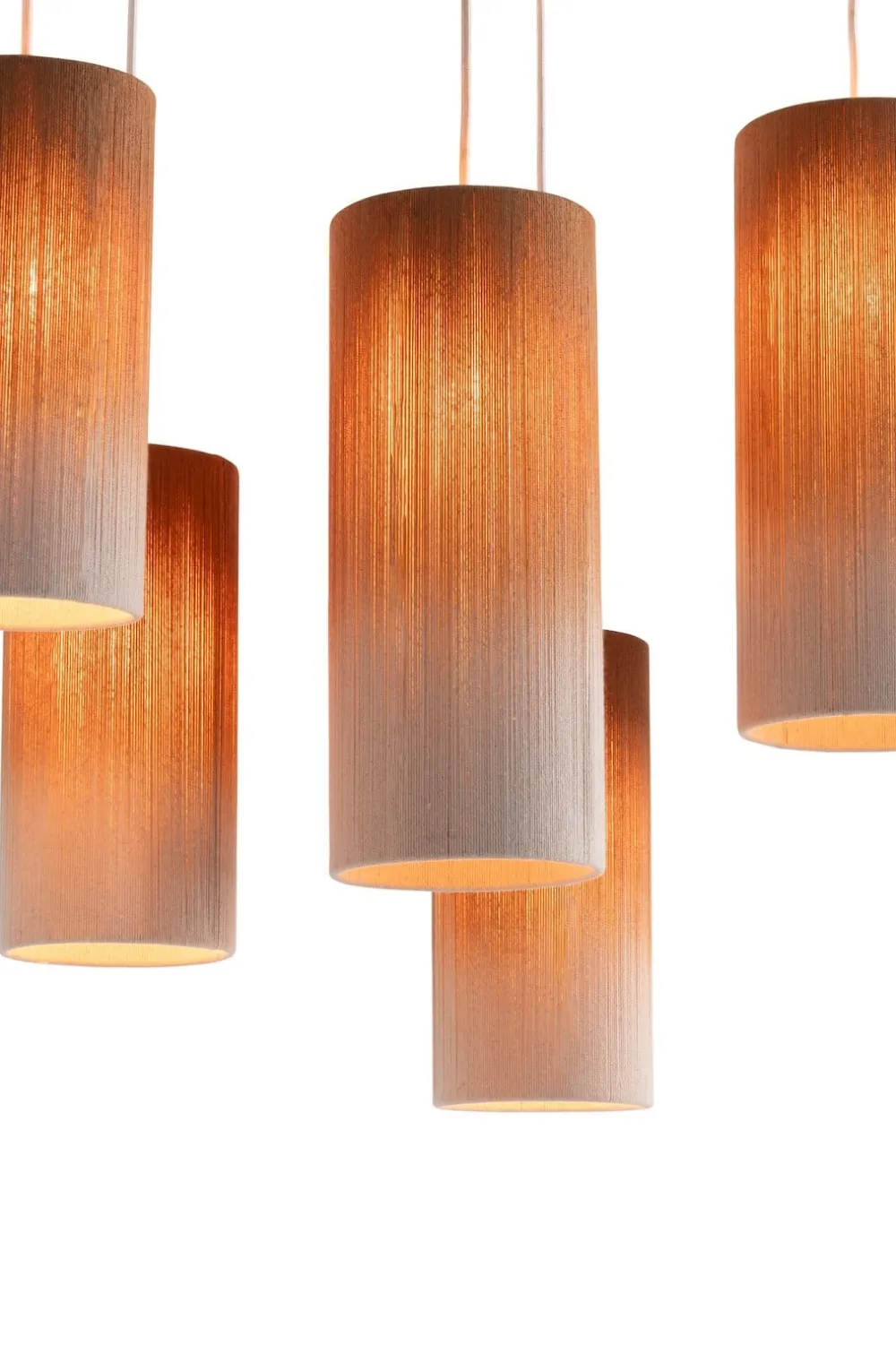 COCOmaison Hanglampen>Ambre hanglamp 5*E27 - Koper