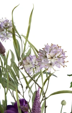 COCOmaison Kunstbloemen En -Planten>Anemone Spray H75cm kunstbloem - Paars