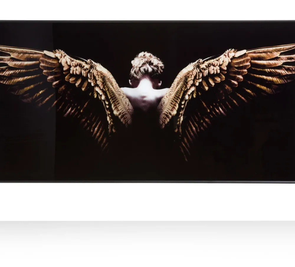 COCOmaison Schilderijen>Angel Wings fotoschilderij 80x150cm - Bruin