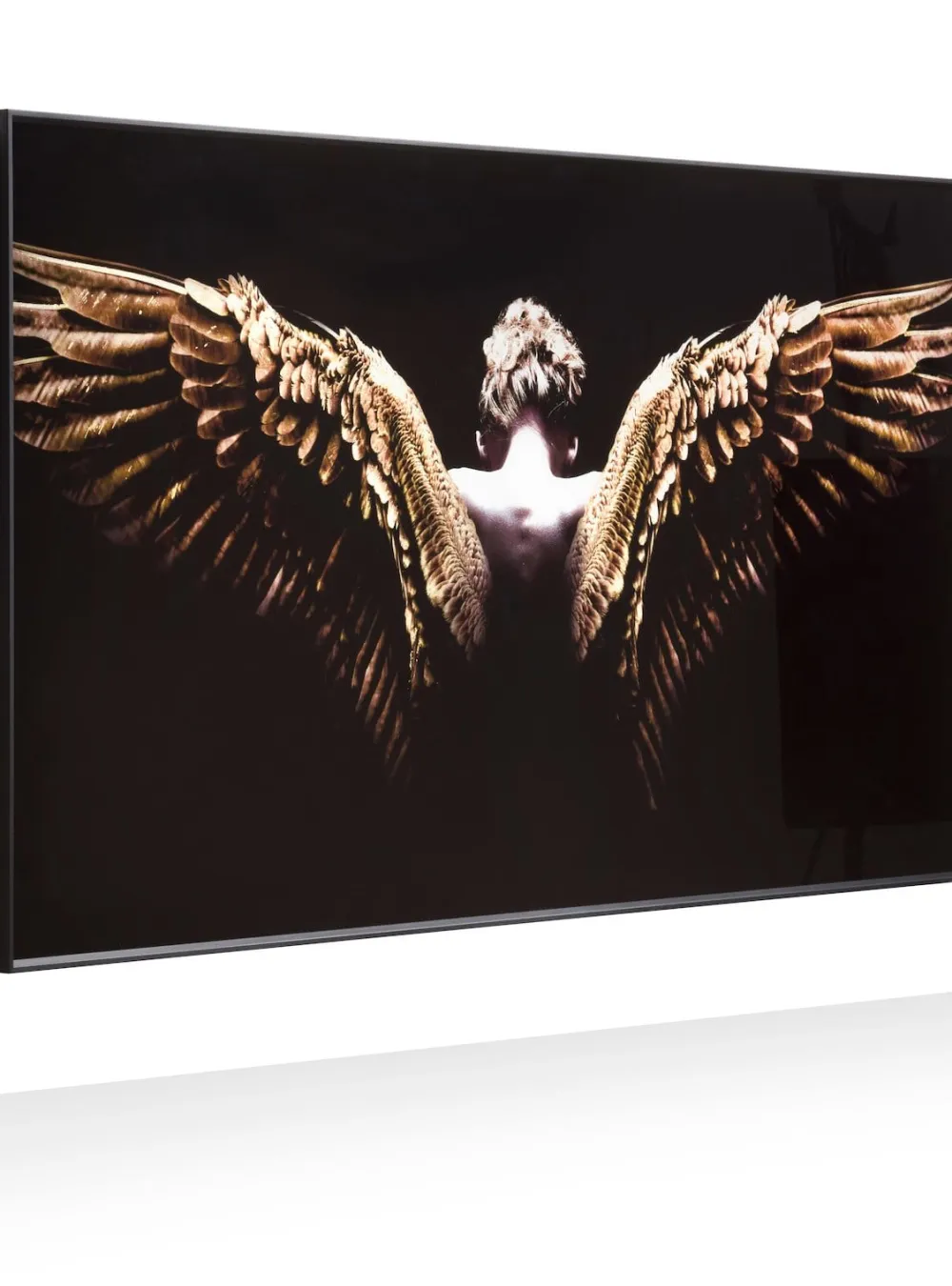 COCOmaison Schilderijen>Angel Wings fotoschilderij 80x150cm - Bruin