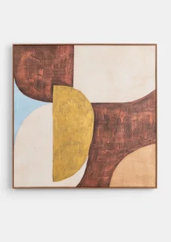 COCOmaison Schilderijen>Annabel schilderij 80x80cm - Multikleur