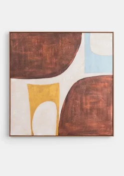 COCOmaison Schilderijen>Annemijn schilderij 80x80cm - Multikleur