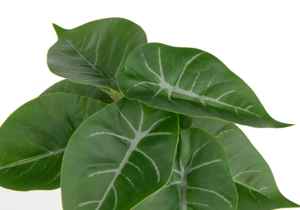 COCOmaison Kunstbloemen En -Planten>Anthurium Mini Bush H13cm kunstbloem - Groen