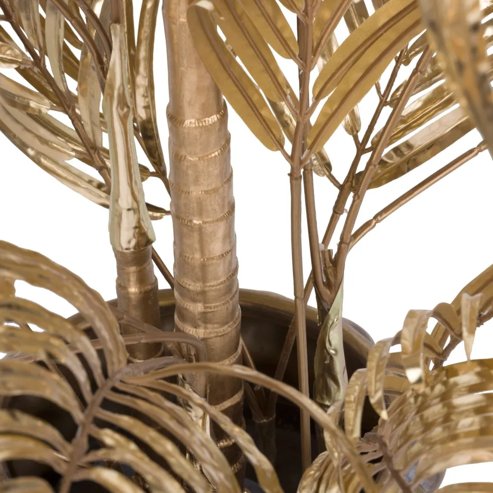 COCOmaison Kunstbloemen En -Planten>Areca Palm plant H105cm - Goud