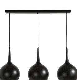 COCOmaison Hanglampen>Arjen hanglamp 3*E27 - Zwart/Goud
