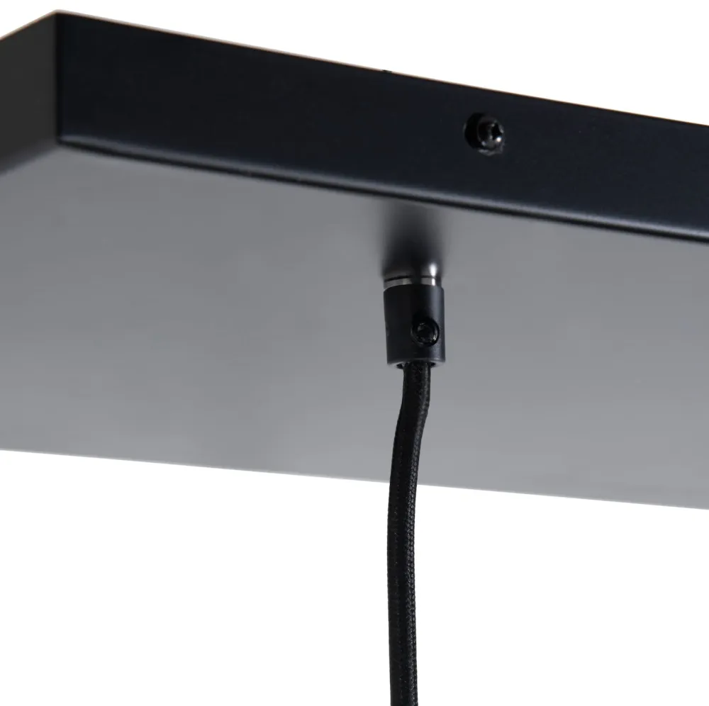 COCOmaison Hanglampen>Arjen hanglamp 5*E27 - Zwart/Goud