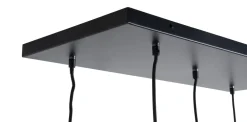 COCOmaison Hanglampen>Arjen hanglamp 5*E27 - Zwart/Goud