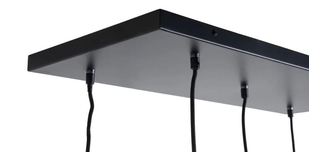 COCOmaison Hanglampen>Arjen hanglamp 5*E27 - Zwart/Goud