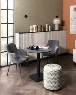 COCOmaison Eetkamer- En Barstoelen>Armstoel Olle - Antraciet