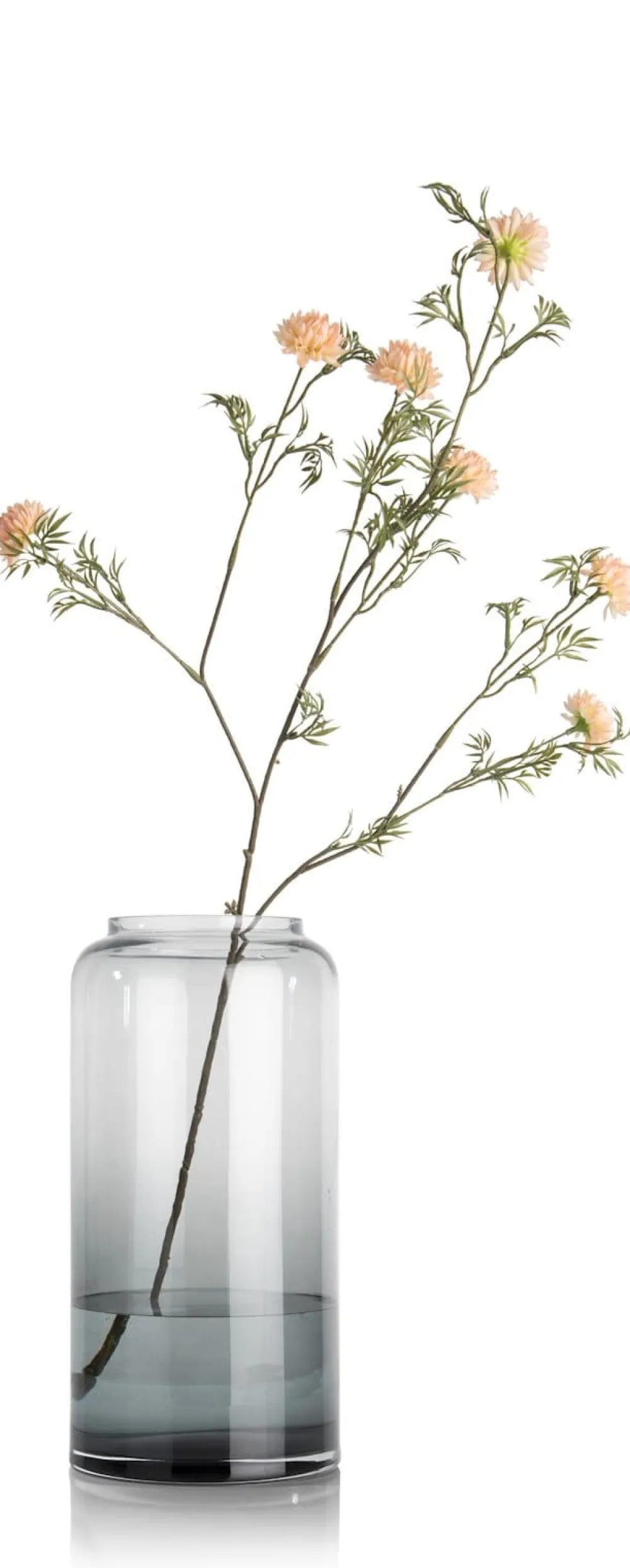 COCOmaison Kunstbloemen En -Planten>Ball Mum Spray H93cm - Oranje