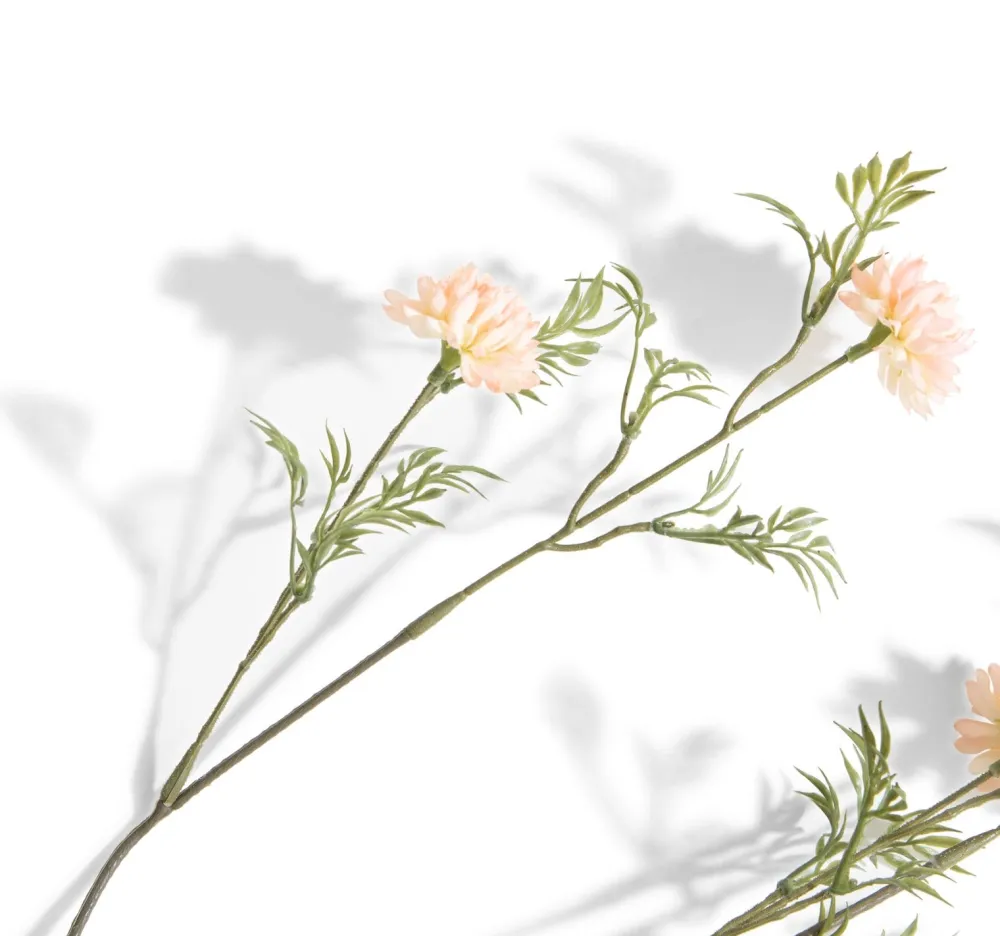 COCOmaison Kunstbloemen En -Planten>Ball Mum Spray H93cm - Oranje