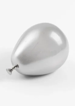 COCOmaison Beelden>Balloon beeld H17cm - Zilver