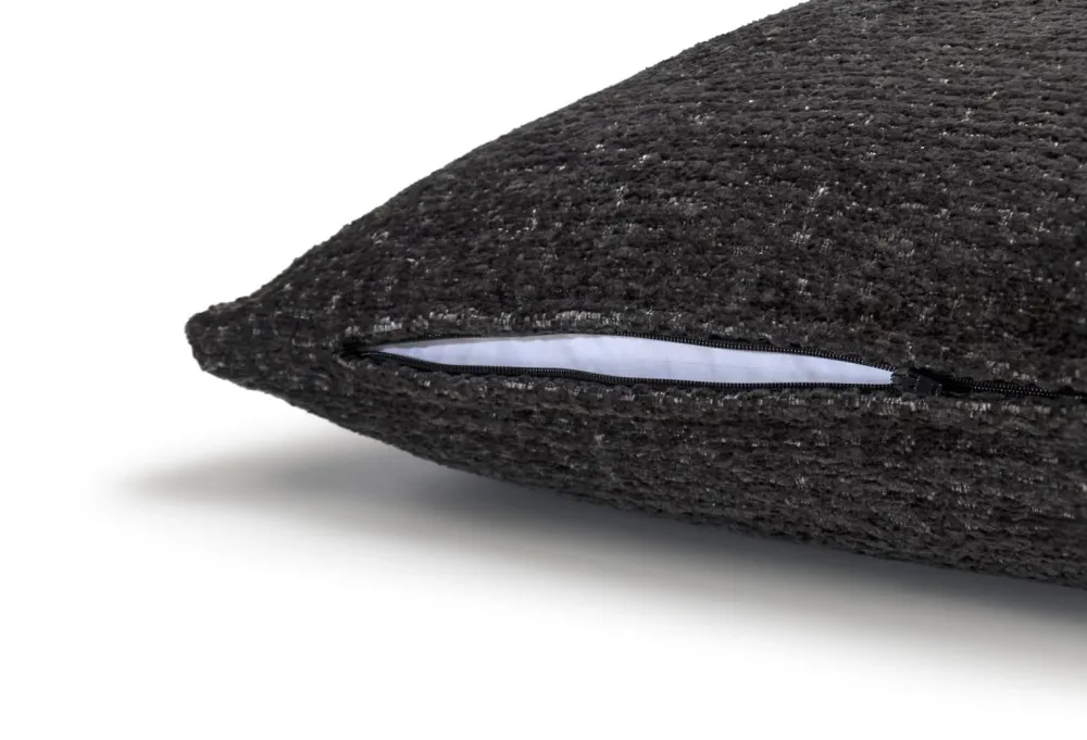 COCOmaison Sierkussens>BeautiQ - Chic kussen 60x60cm - Antraciet