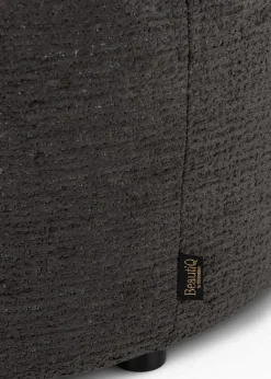 COCOmaison Poefs En Krukken>BeautiQ - Chic poef - rond 80 cm - Antraciet
