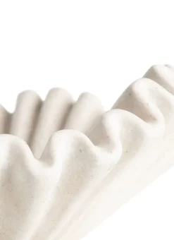COCOmaison Tafelaccessoires>Bella schaal D28cm - Cremekleurig
