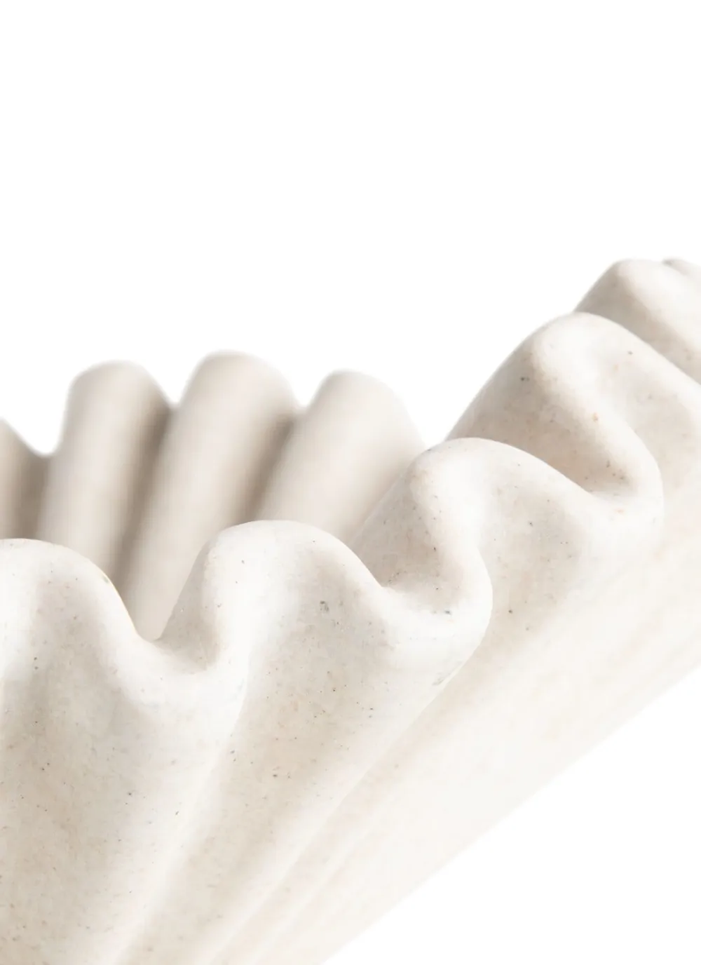 COCOmaison Tafelaccessoires>Bella schaal D28cm - Cremekleurig