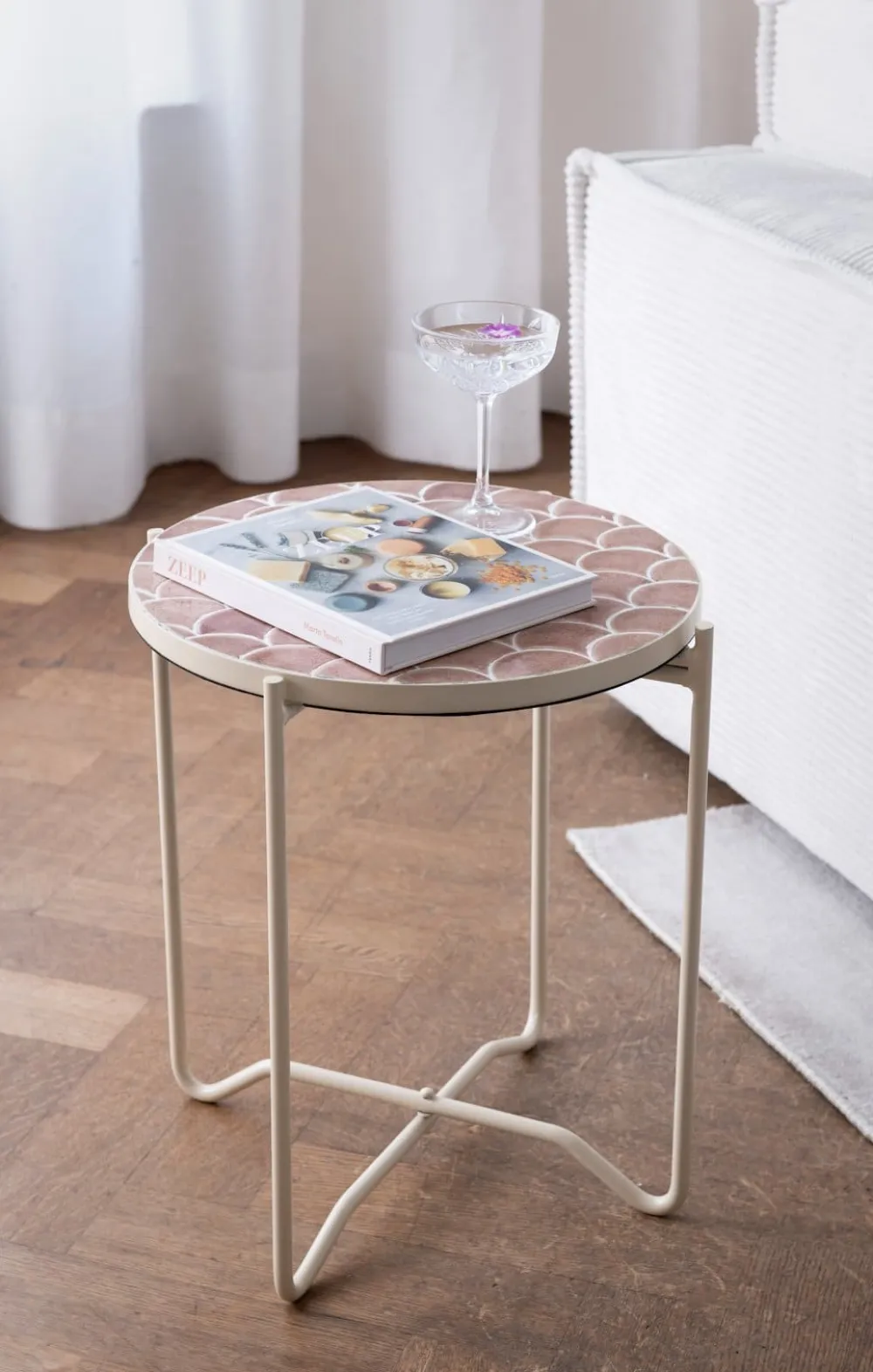 COCOmaison Bijzettafels>Bento bijzettafel H45cm - Roze