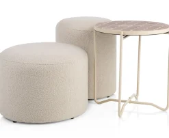 COCOmaison Bijzettafels>Bento bijzettafel H45cm - Roze