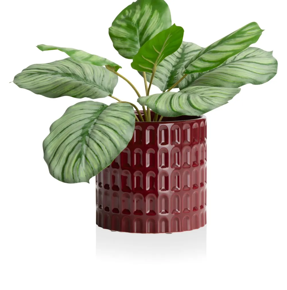 COCOmaison Potten En Bloempotten>Bisko pot H16.5cm - Bordeaux