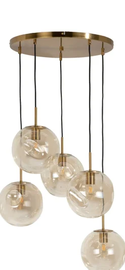 COCOmaison Hanglampen>Bo hanglamp 5*E27 - Goud