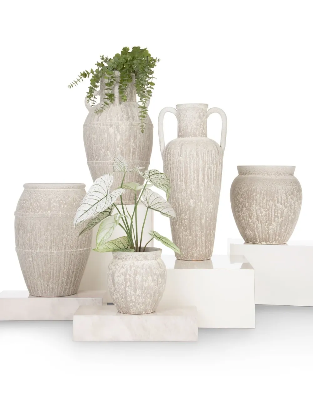 COCOmaison Vazen>Braga vaas H70cm - Beige