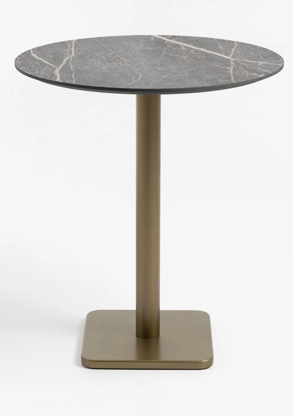 COCOmaison Bistro- En Bartafels>Brest bartafel marble light grey D80cm - Goud