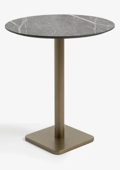 COCOmaison Bistro- En Bartafels>Brest bartafel marble light grey D80cm - Goud
