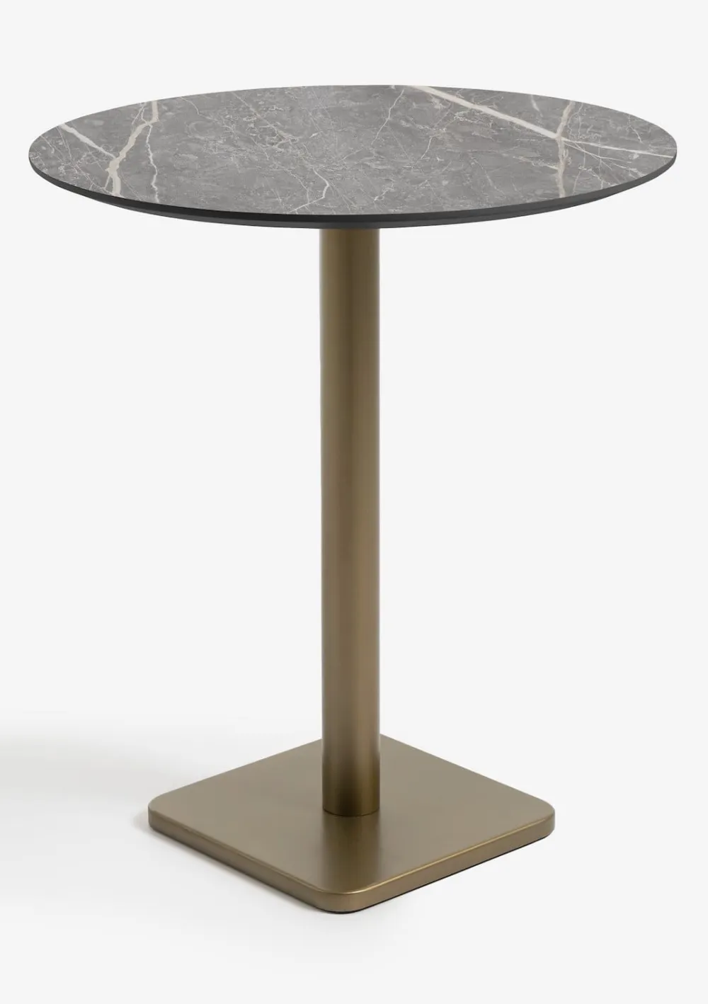 COCOmaison Bistro- En Bartafels>Brest bartafel marble light grey D80cm - Goud