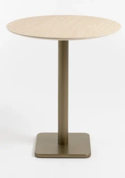 COCOmaison Bistro- En Bartafels>Brest bartafel Travertine D80cm - Goud