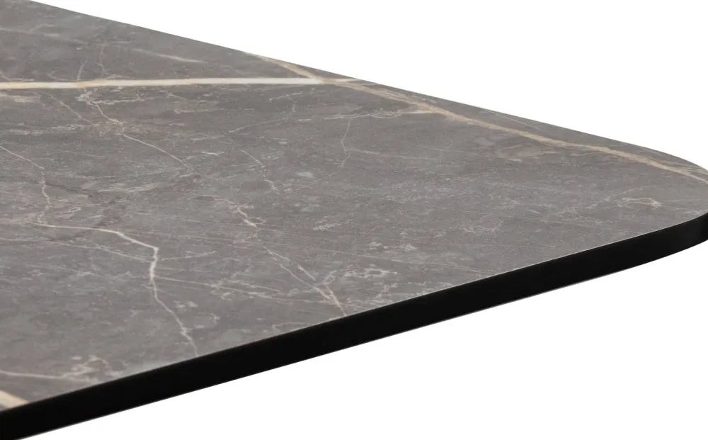 COCOmaison Bistro- En Bartafels>Brest bistrotafel marble light grey 120x75cm - Goud