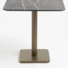 COCOmaison Bistro- En Bartafels>Brest bistrotafel marble light grey 75x75cm - Goud