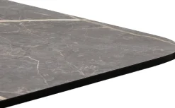 COCOmaison Bistro- En Bartafels>Brest bistrotafel marble light grey 75x75cm - Goud