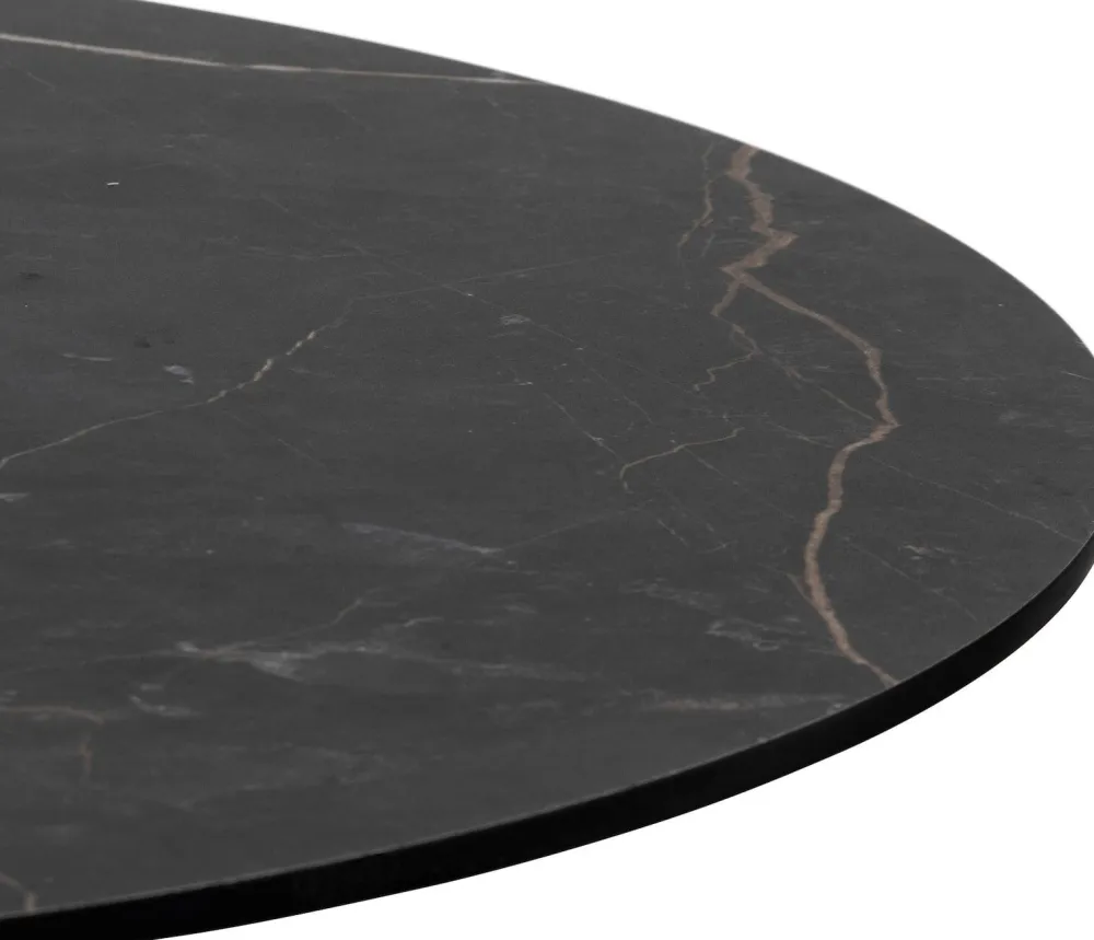 COCOmaison Bistro- En Bartafels>Brest bistrotafel marble onyx D80cm - Goud