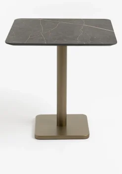 COCOmaison Bistro- En Bartafels>Brest bistrotafel marble onyx 75x75cm - Goud