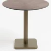 COCOmaison Bistro- En Bartafels>Brest bistrotafel stone rust D80cm - Goud