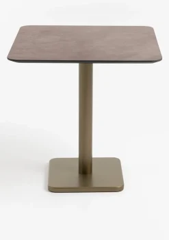 COCOmaison Bistro- En Bartafels>Brest bistrotafel stone rust 75x75cm - Goud