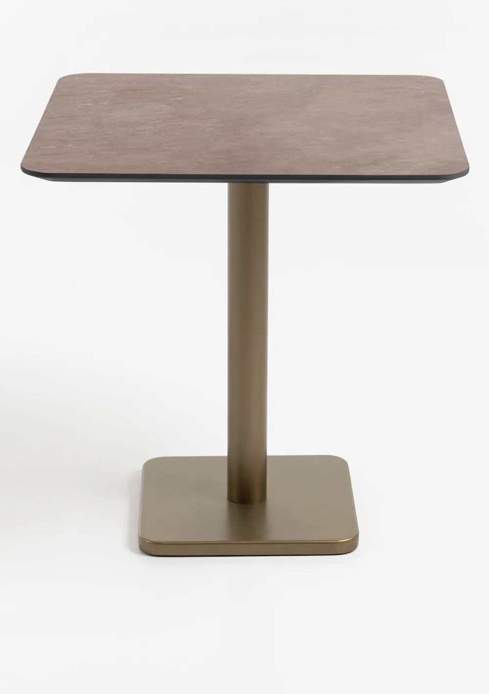 COCOmaison Bistro- En Bartafels>Brest bistrotafel stone rust 75x75cm - Goud