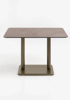 COCOmaison Bistro- En Bartafels>Brest bistrotafel stone rust 120x75cm - Goud