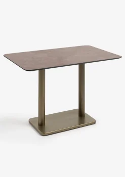 COCOmaison Bistro- En Bartafels>Brest bistrotafel stone rust 120x75cm - Goud