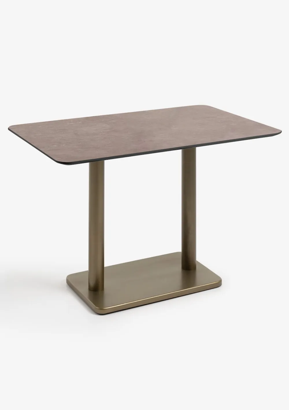 COCOmaison Bistro- En Bartafels>Brest bistrotafel stone rust 120x75cm - Goud