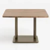 COCOmaison Bistro- En Bartafels>Brest bistrotafel vintage oak 120x75cm - Goud