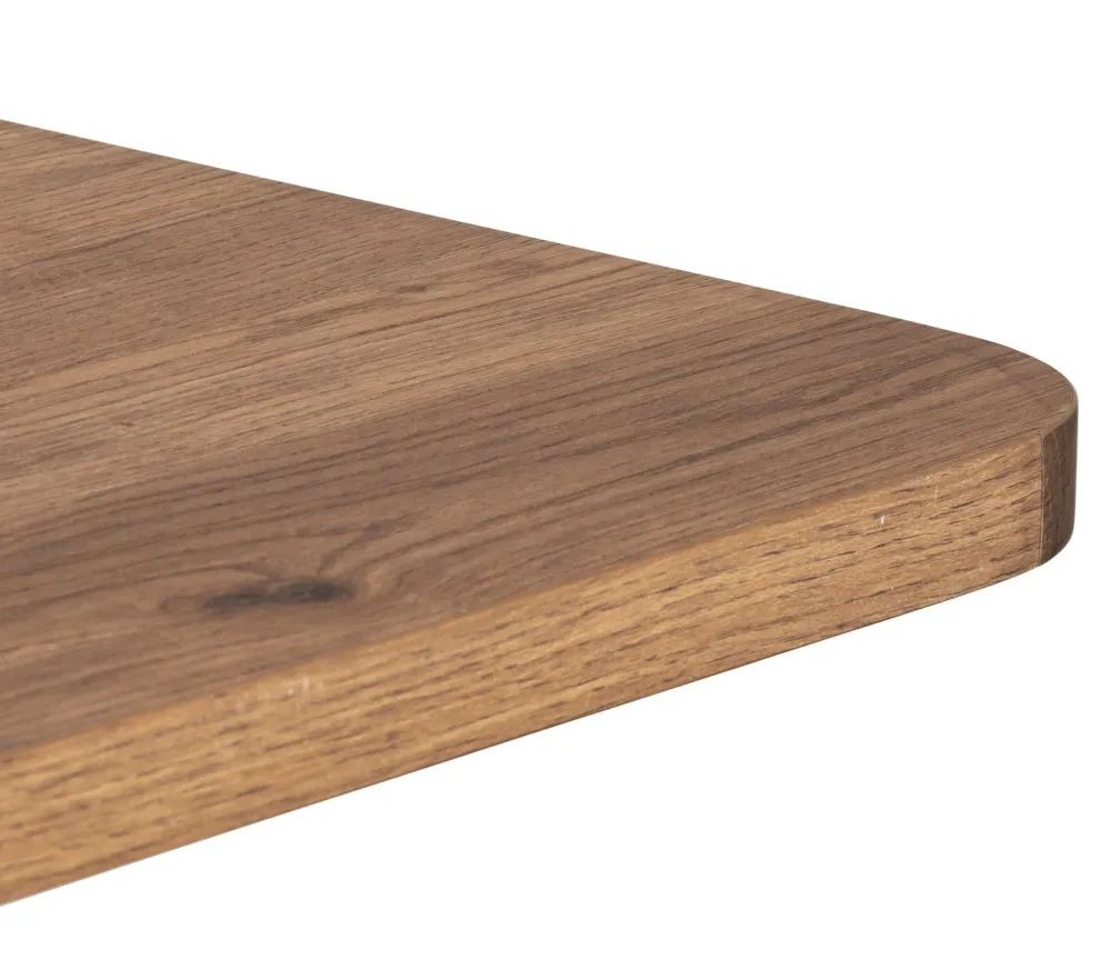 COCOmaison Bistro- En Bartafels>Brest bistrotafel vintage oak 75x75cm - Goud